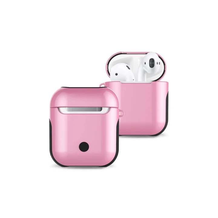 Mey İthalat®  Airpods 2 (2.nesil) 3in1 Kılıf - Pembe