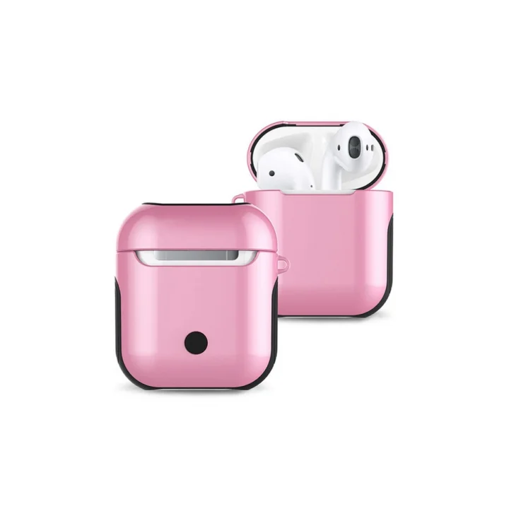 Mey İthalat®  Airpods 2 (2.nesil) 3in1 Kılıf - Pembe
