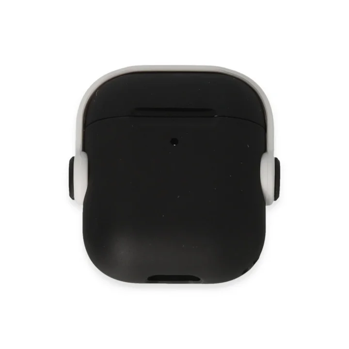 Mey İthalat®  Airpods 2 (2.nesil) Cool Kılıf - Siyah-Beyaz