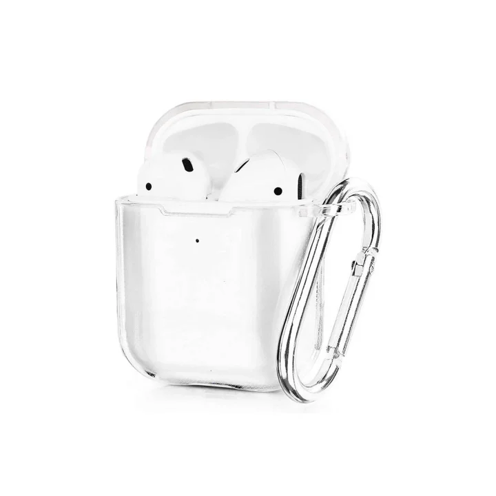 Mey İthalat®  Airpods 2 (2.nesil) Hang Kılıf - Şeffaf