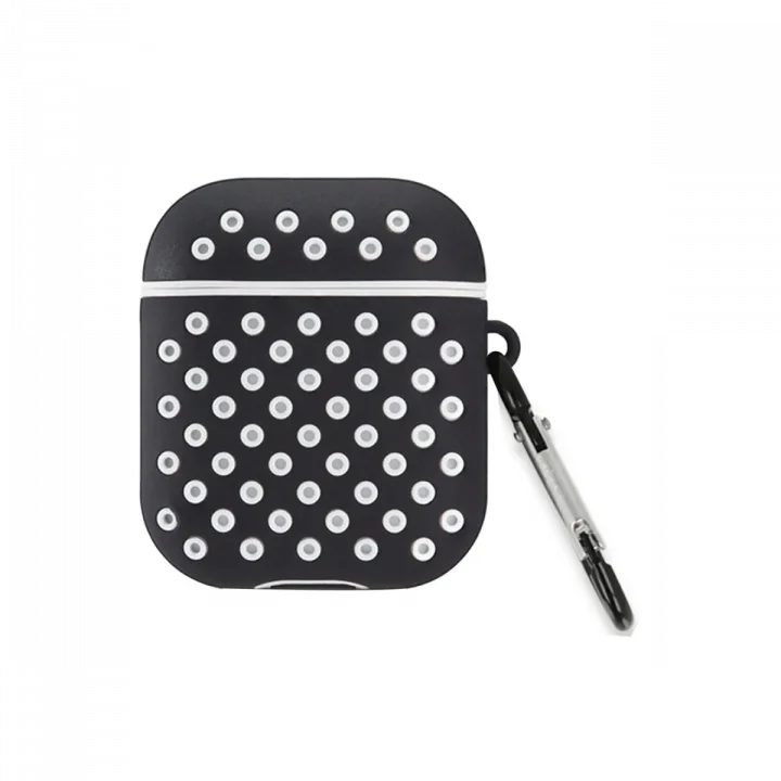 Mey İthalat®  Airpods 2 (2.nesil) Spor Delikli Kılıf - Siyah-Beyaz