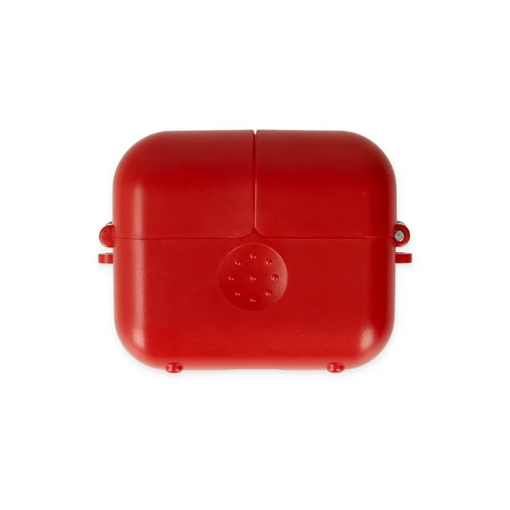 Mey İthalat®  Airpods 3 (3.nesil) Basmalı Kılıf - Kırmızı