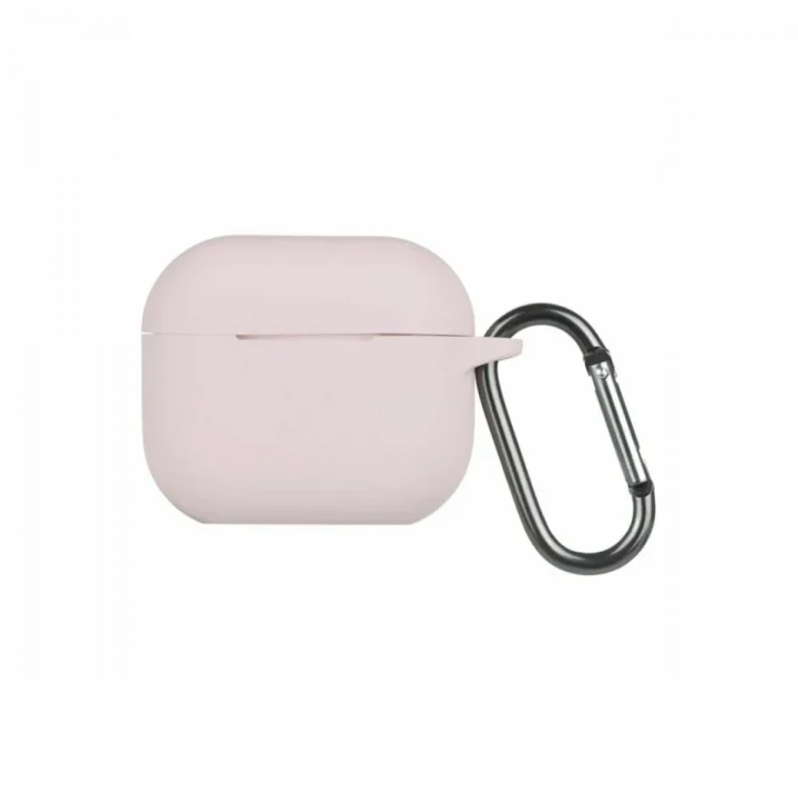 Mey İthalat®  Airpods 3 (3.nesil) Hang Kılıf - Pudra