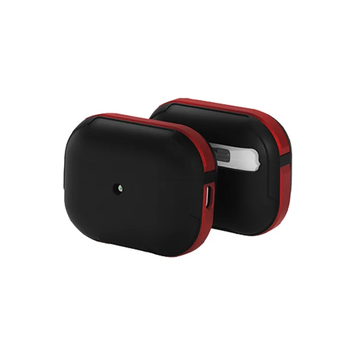 Mey İthalat®  Airpods 3 (3.nesil) MO-A8 Armor Kılıf - Kırmızı