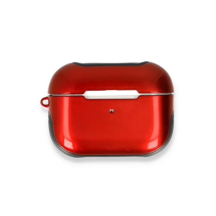 Mey İthalat®  Airpods Pro (1.nesil) 3in1 Kılıf - Kırmızı