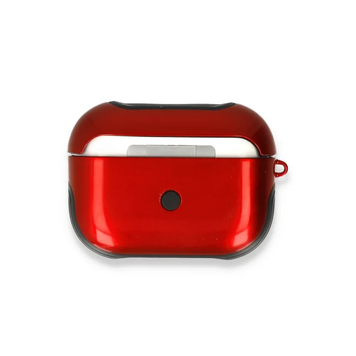 Mey İthalat®  Airpods Pro (1.nesil) 3in1 Kılıf - Kırmızı
