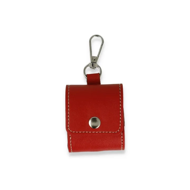 Mey İthalat®  Airpods Pro (1.nesil) Askılı Kılıf - Kırmızı