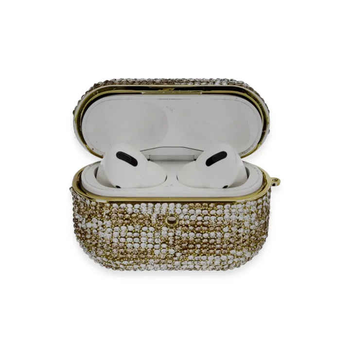 Mey İthalat®   Airpods Pro 2 (2.nesil) Klor Taşlı Kılıf - Desen 6