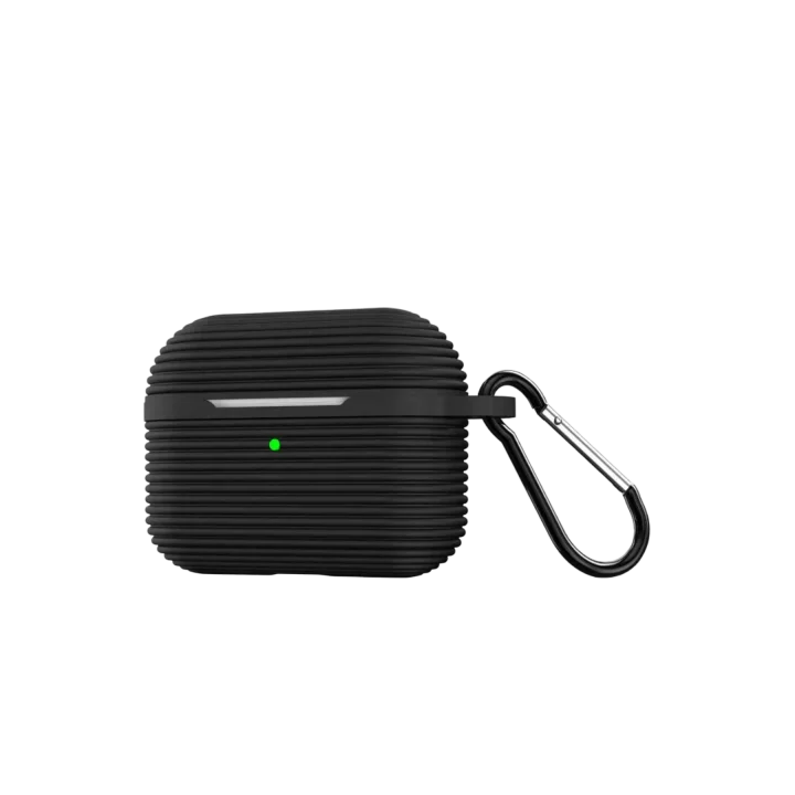 Mey İthalat®  Airpods Pro 3 (3.nesil) Raven Silikon Kılıf - Siyah