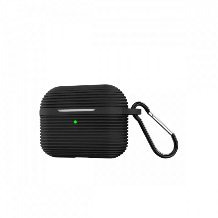 Mey İthalat®  Airpods Pro 3 (3.nesil) Raven Silikon Kılıf - Siyah