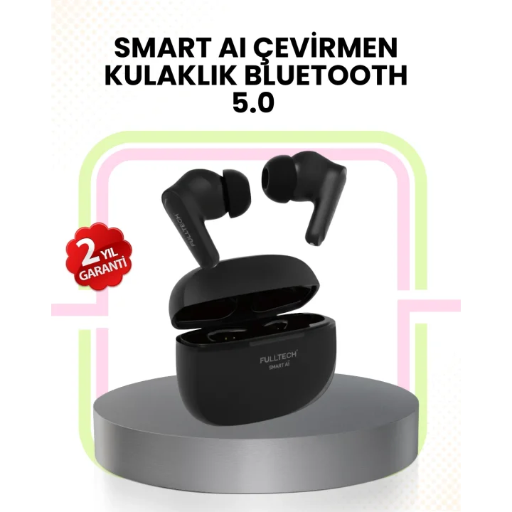 Mey İthalat® Akıllı Çeviri Destekli Bluetooth Kulaklık Profesyonel Ses Deneyimi
