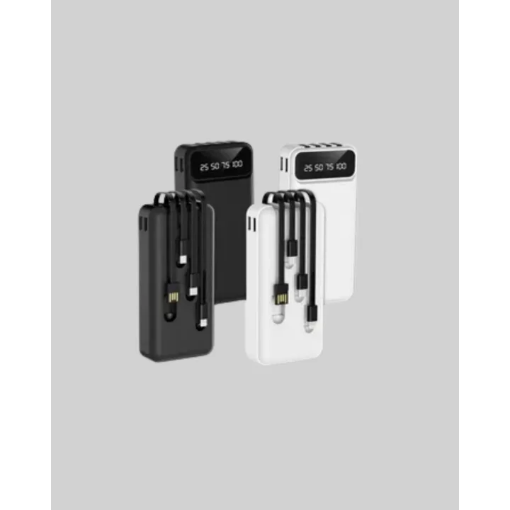 Mey İthalat® Akıllı LCD Ekranlı 20.000mAh Powerbank PD + USB + Type-C