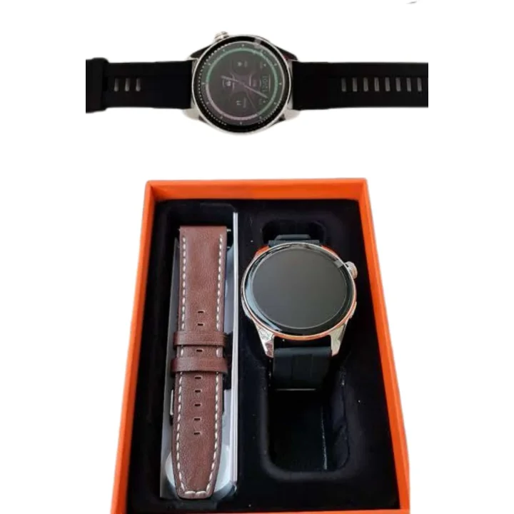 Mey İthalat® Akıllı Saat 1.5 Inç Amoled Ekran Çift Kordonlu GPS NFC Uyumlu