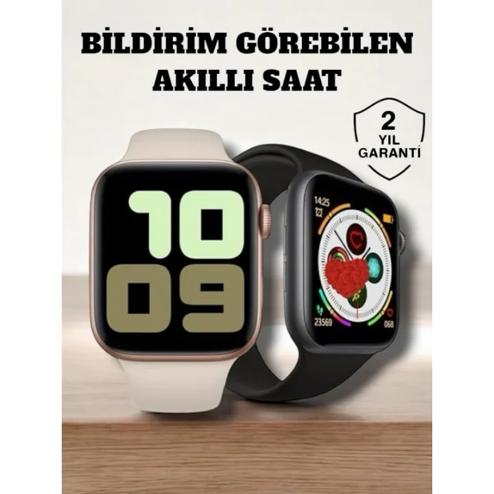 Mey İthalat® Akıllı Saat 44mm Çelik Kasa, OLED Ekran ve Gelişmiş Sağlık Takibi
