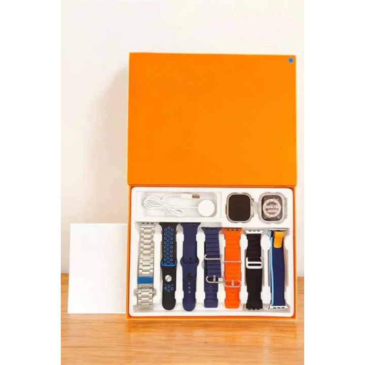 Mey İthalat® Akıllı Saat 7 Farklı Kordonlu Arama Cevaplayan Bildirim GPS Özelliği