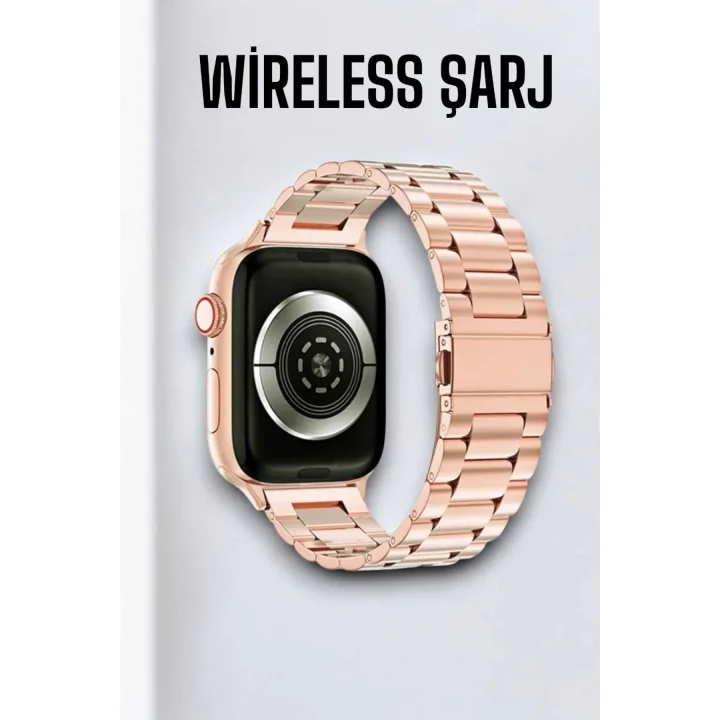 Mey İthalat® Akıllı Saat Adımsayar, Nabız Takibi ve GPS Destekli Kadınlara Özel