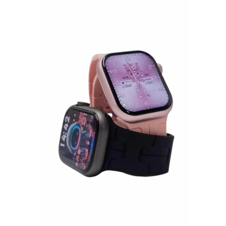 Mey İthalat® Akıllı Saat Android ve İOS Uyumlu Plastik Kordon Yeni Nesil