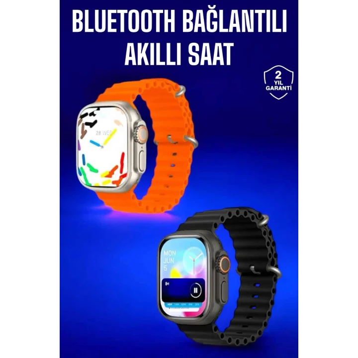 Mey İthalat® Akıllı Saat Arama Cevaplayan Bildirim Görme Yeni Nesil Bluetooth Bağlantılı
