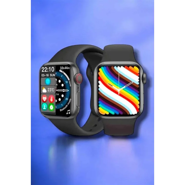 Mey İthalat® Akıllı Saat Arama Cevaplayan Dokunmatik Ekran Bleutooth Bağlantılı