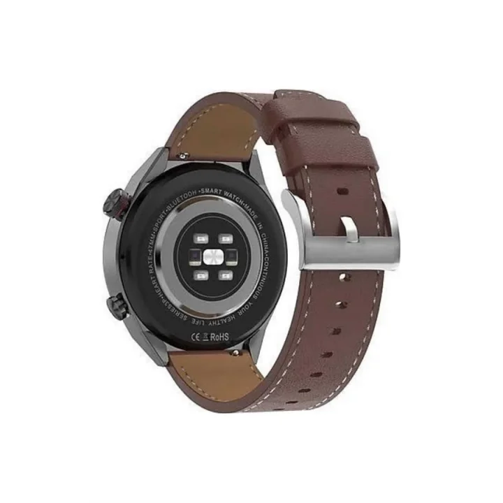 Mey İthalat® Akıllı Saat Çelik Kordon Çağrı Cevaplama Amoled Ekran Titreşimli Uyku ve Sağlık Takibi