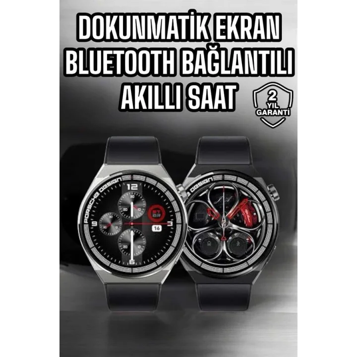 Mey İthalat® Akıllı Saat Dokunmatik Ekran Sesli Görüşme ve Bildirim Görme Sağlık Takibi