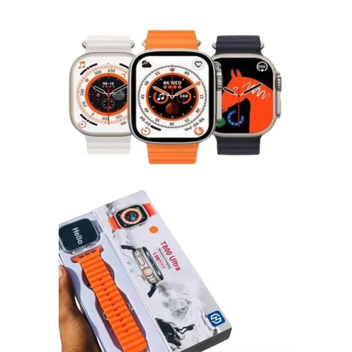 Mey İthalat® Akıllı Saat Kordon Hediyeli Güçlü Batarya Kapasiteli Titreşimli Bildirim Görme Unisex