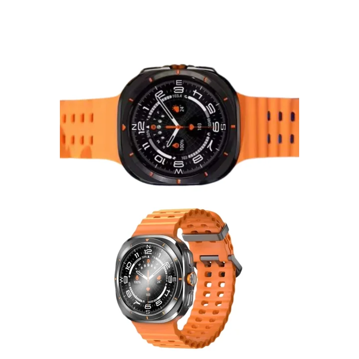 Mey İthalat® Akıllı Saat Müzik Dinleme Nabız Ölçer NFC ve GPS Uyumlu Sesli Asistan