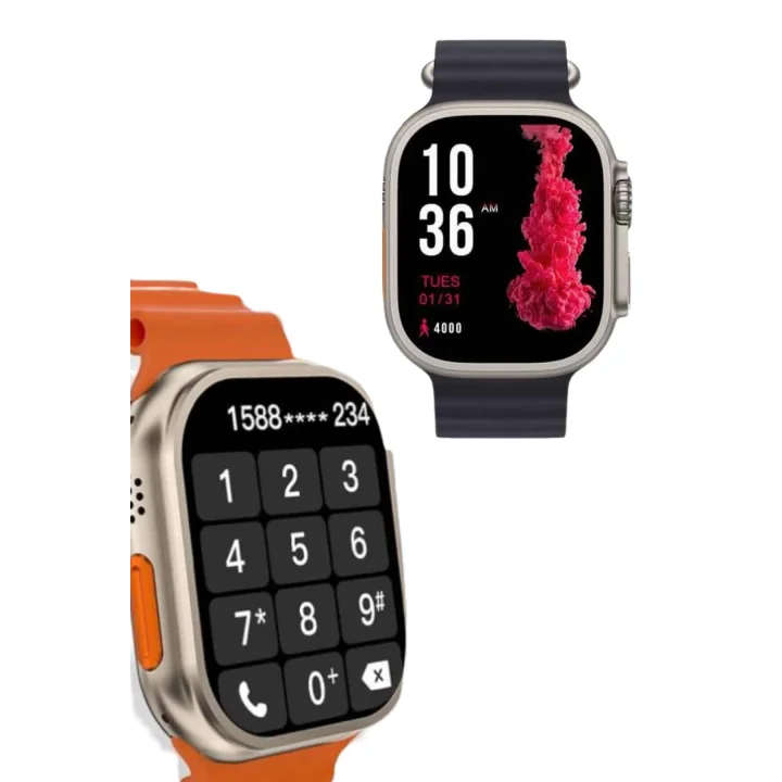 Mey İthalat® Akıllı Saat Sağlık Takibi Kalp Atışı Adımsayar Ultra Yeni Nesil nefes Egzersizi