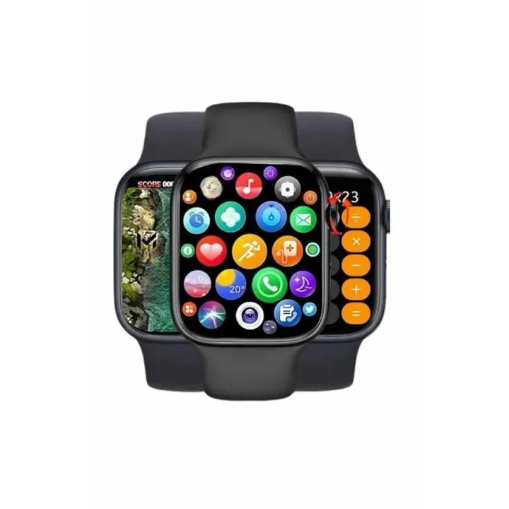Mey İthalat® Akıllı Saat Uyku ve Sağlık Takibi Arama Cevaplama 44 MM Amoled Ekran