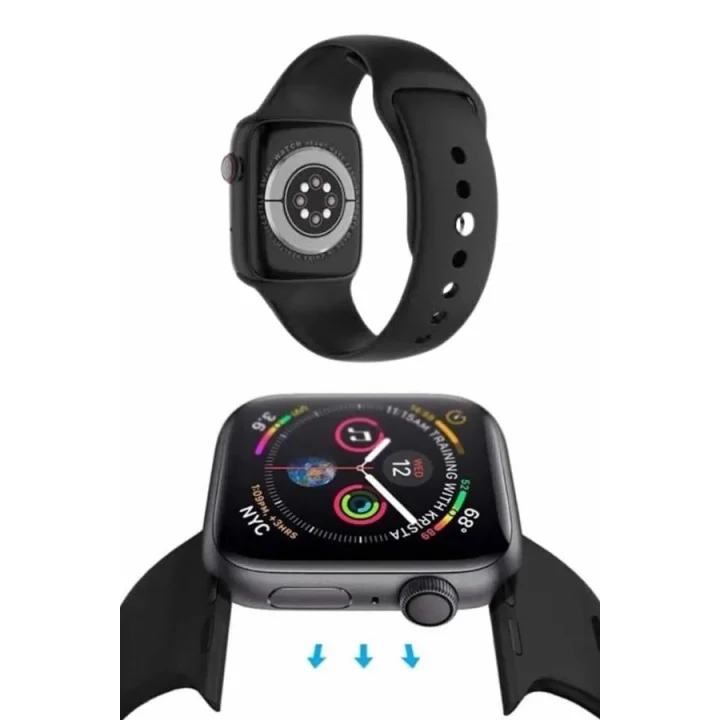 Mey İthalat® Akıllı Saat Uyku ve Sağlık Takibi Arama Cevaplama 44 MM Amoled Ekran