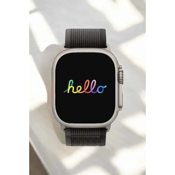 Mey İthalat® Akıllı Saat Yeni Nesil Sesli Asistan Uyku ve Sağlık Takibi Adımsayar