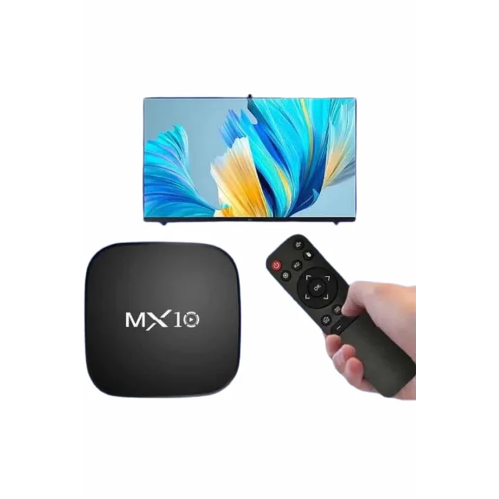 Mey İthalat® Akıllı TV kutusu Mx Box Android 7.1 TV kutusu 2.4G Wifi