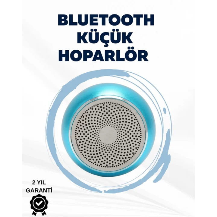 Mey İthalat® Alüminyum Gövdeli Mini Bluetooth Hoparlör – Dayanıklı ve Şık Tasarım