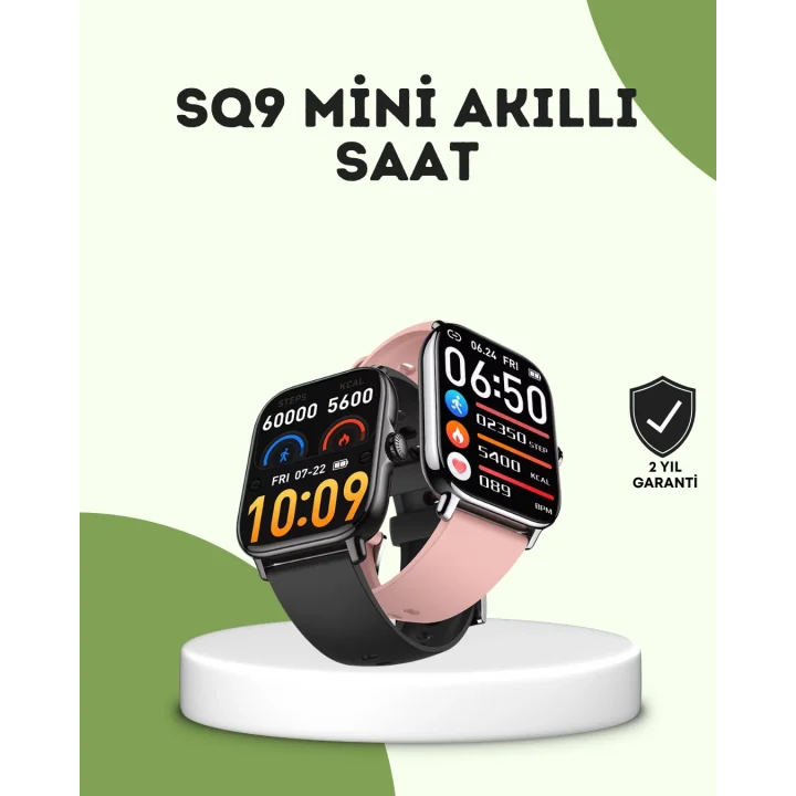 Mey İthalat® AMOLED Titreşimli Bildirimli Akıllı Saat