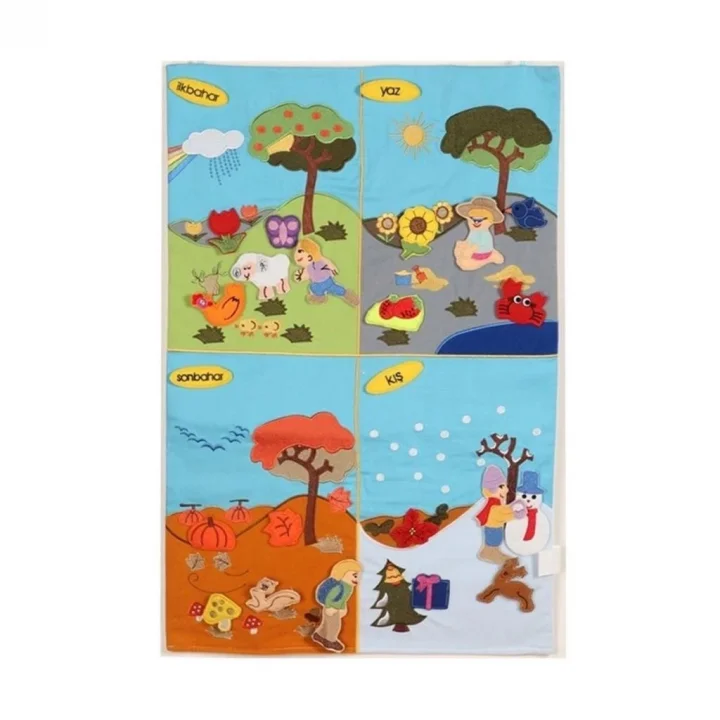 Mey İthalat® AND-5125 Cırtlı Dört Mevsim Pano -Anadolu Oyuncak