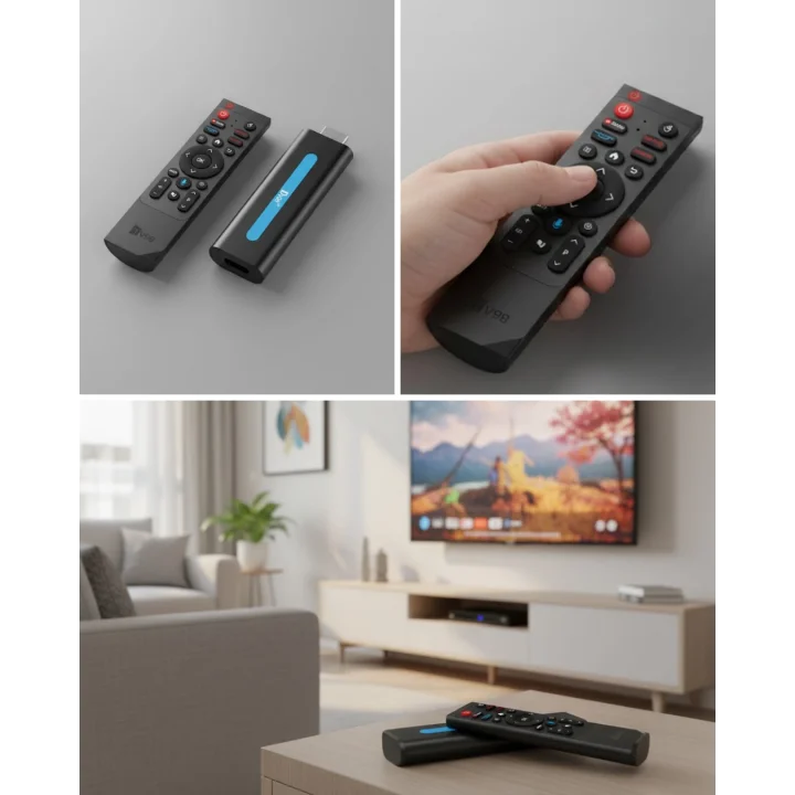 Mey İthalat® Android TV Stick Kablosuz Yayın Akıllı Eğlence Çözümü