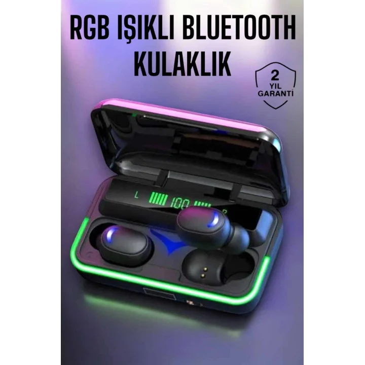Mey İthalat® Android Ve İOS Uyumlu Bluetooth Bağlantılı Powerbankli Kulaklık