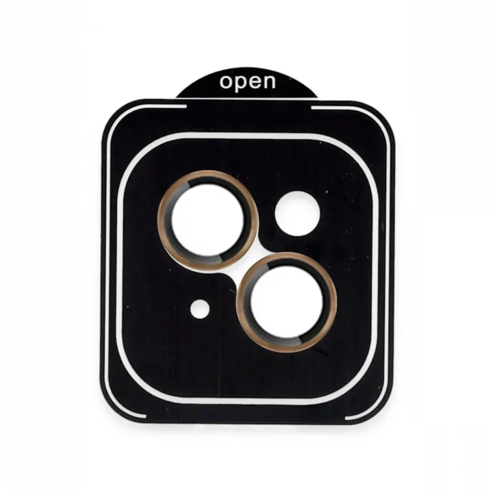 Mey İthalat®  Apple iPhone 13 PVD Metal Kamera Lens - Gold
