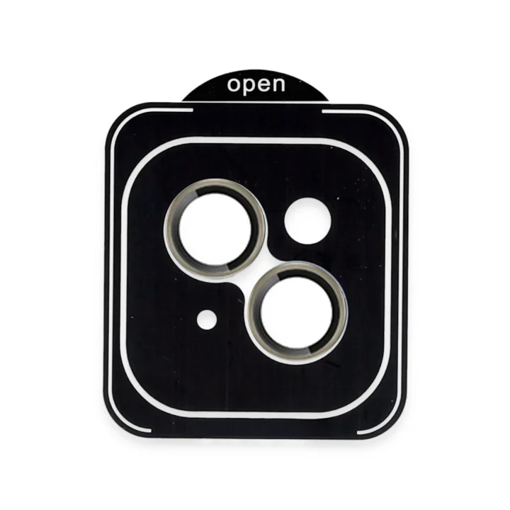 Mey İthalat®  Apple iPhone 13 PVD Metal Kamera Lens - Natural Grey