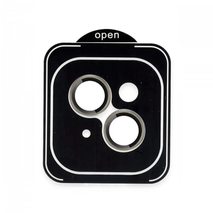 Mey İthalat®  Apple iPhone 13 PVD Metal Kamera Lens - Natural Grey