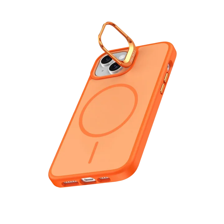 Mey İthalat®  Apple iPhone 14 Flexa Magsafe Kapak - Turuncu