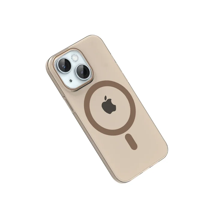 Mey İthalat®   iPhone 14 PC Blank Magsafe Kapak - Çöl Titanyum