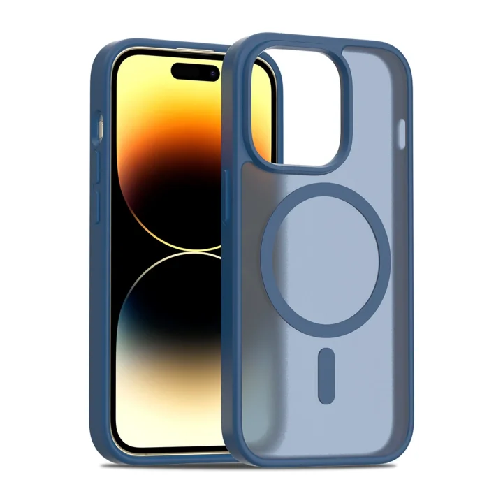 Mey İthalat®  Apple iPhone 14 Pro Jota Magsafe Kapak - Lacivert