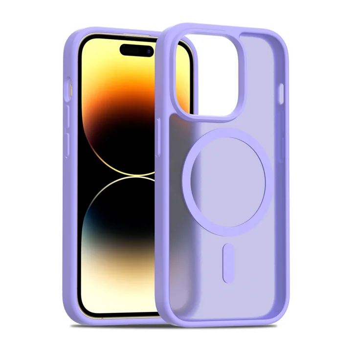 Mey İthalat®  Apple iPhone 14 Pro Jota Magsafe Kapak - Lila