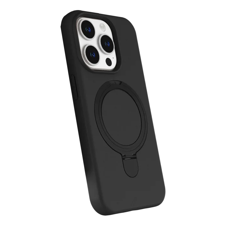 Mey İthalat®  Apple iPhone 14 Pro Max Regal Magsafe Standlı Kapak - Siyah