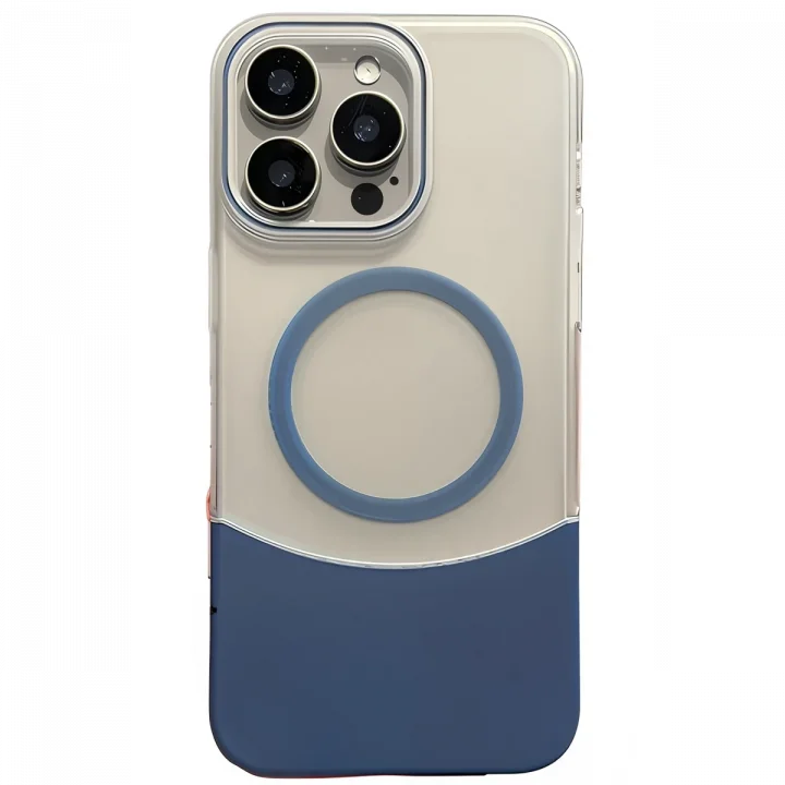 Mey İthalat®  Apple iPhone 14 Pro Max Velar Magsafe Kapak - Lacivert