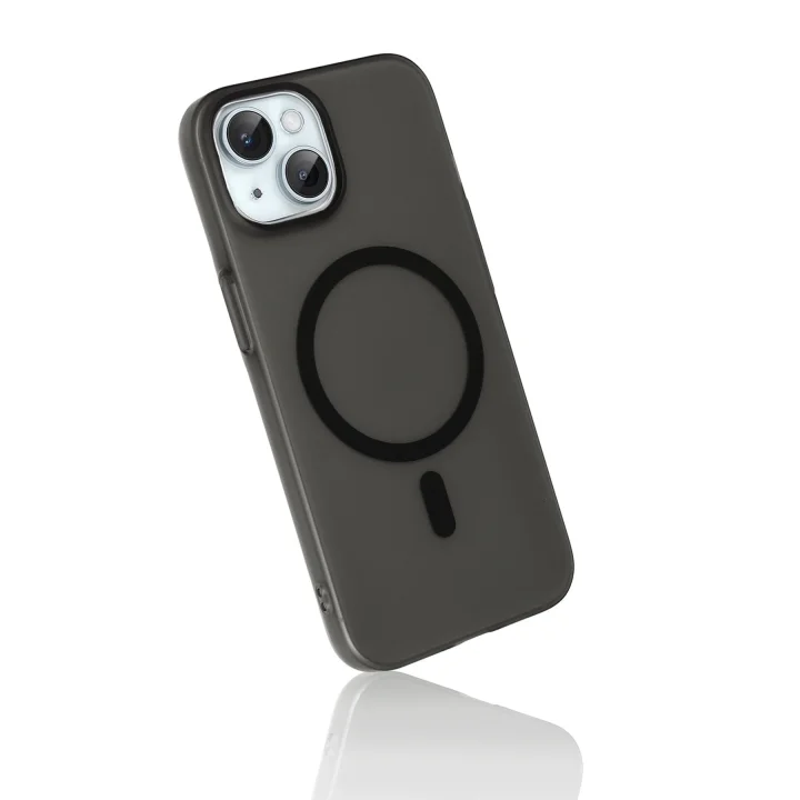 Mey İthalat®  Apple iPhone 14 Tuna PC Slim Magsafe Kapak - Derin Mor