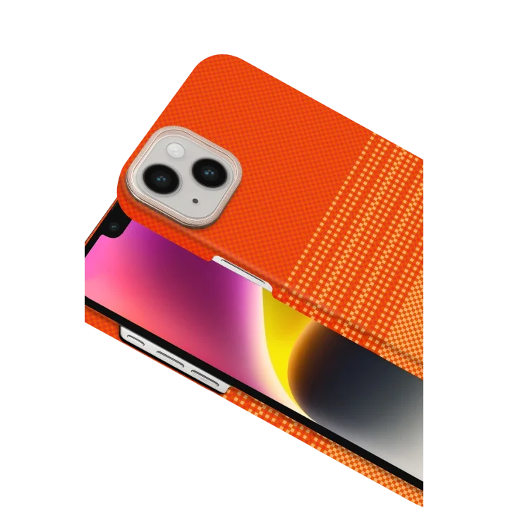 Mey İthalat®  Apple iPhone 14 Vega Magsafe Kapak - Sarı