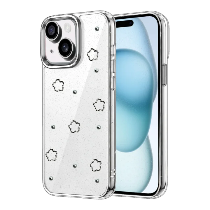 Mey İthalat®  Apple iPhone 15 Plus Fiyonk Desenli Kapak - Desen 2