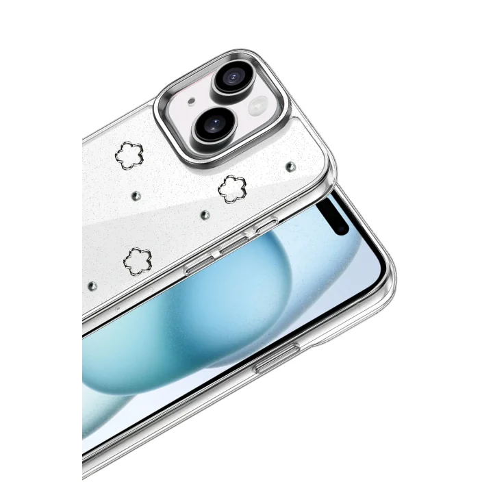 Mey İthalat®  Apple iPhone 15 Plus Fiyonk Desenli Kapak - Desen 2